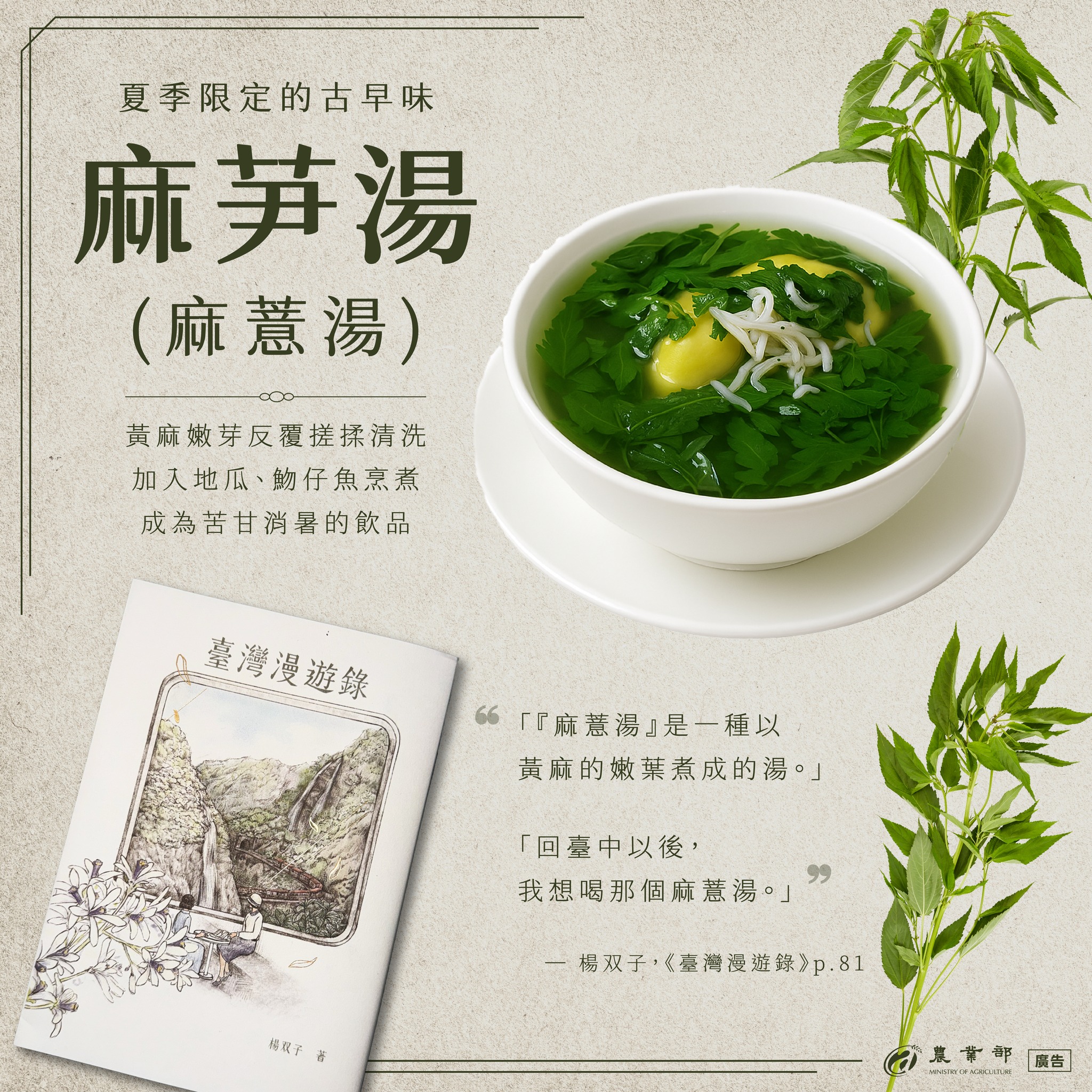 夏季限定的古早味 麻薏湯