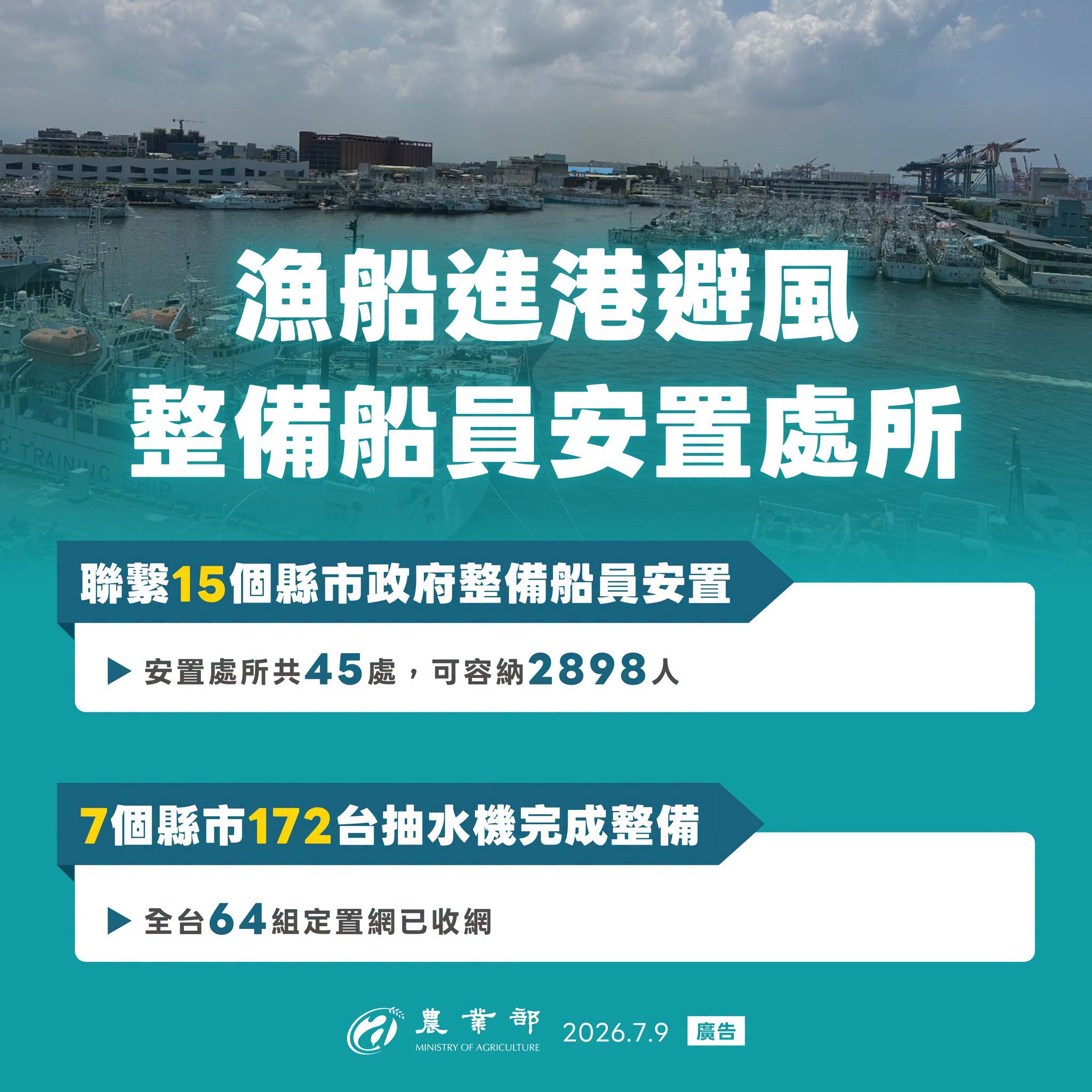 巴威颱風海警發布！農業部嚴陣以待，全力整備防颱工作，守護民眾安全與降低農業損害！04